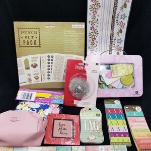 ColorBok Rubber Stampede Quotes Scrapbook Sticker Stamp Chipboard Lot 200 PCS